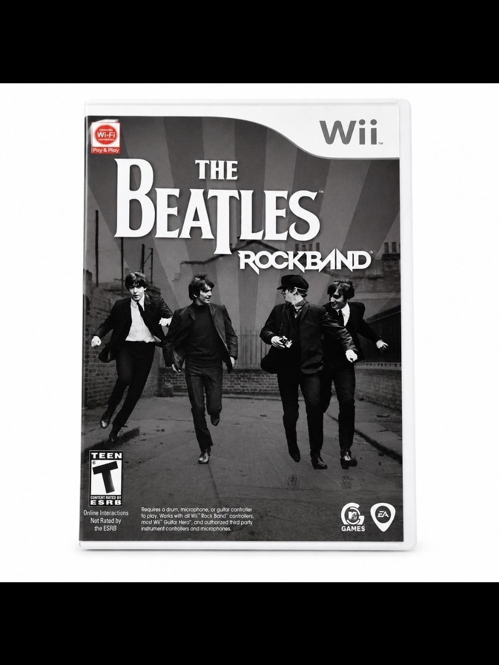 The Beatles Rock Band Nintendo Wii 2009 Complete CIB w/ Manual